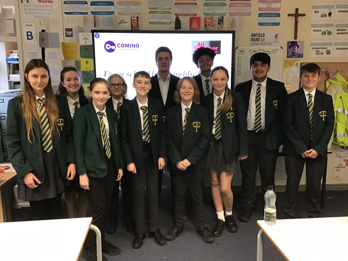 And here are a couple of group photos with <a href="/JamesFrith/">James Frith MP</a> and some of our amazing <a href="/stmonicas/">St Monica's RC High School</a> <a href="/STOC_CAT/">St Teresa of Calcutta CAT</a> students. Well done guys. Great questions. #PoliticsLive