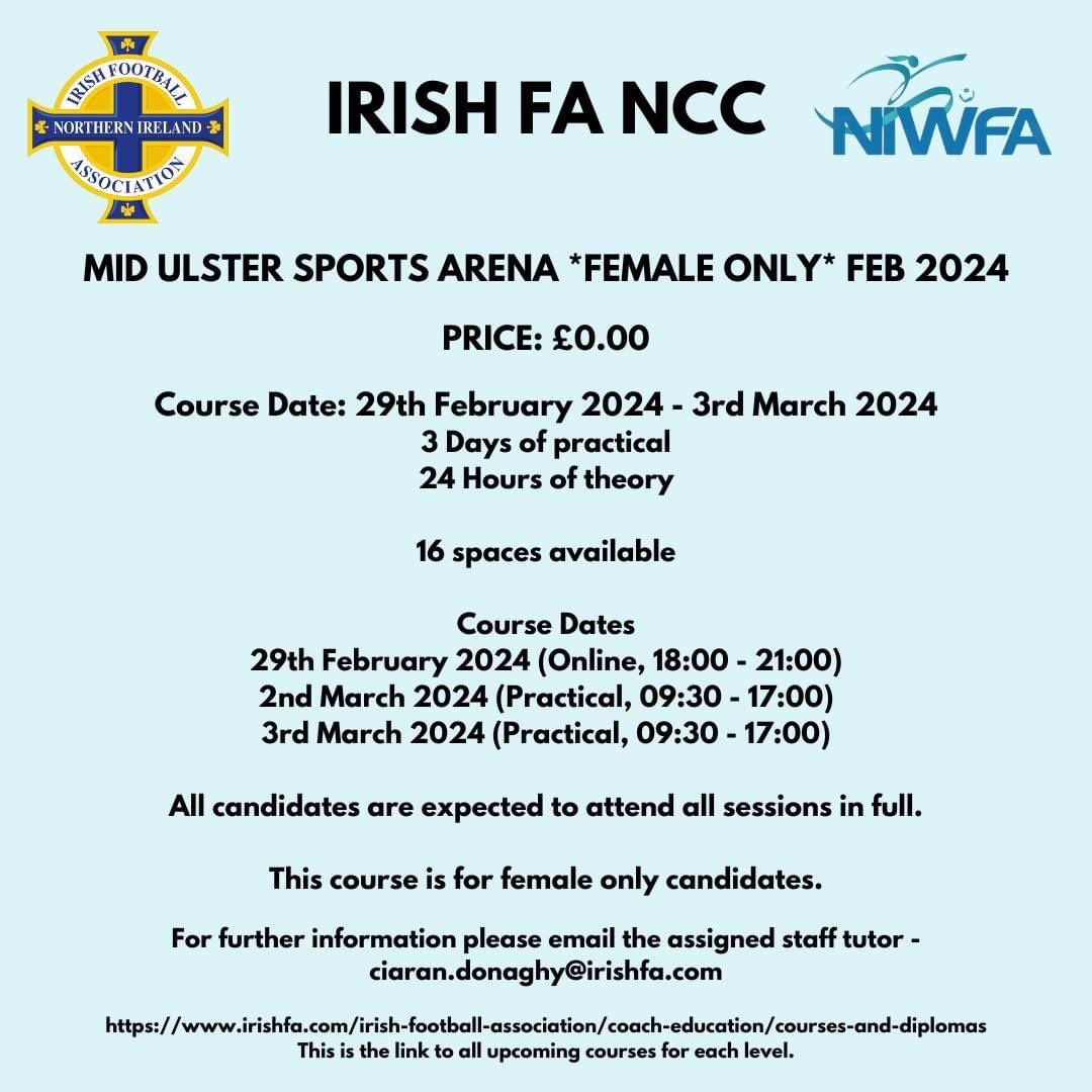Link to book: irishfa.com/irish-football… #CoachEducation #CoachDevelopment #niwfa #GirlsGetFootball