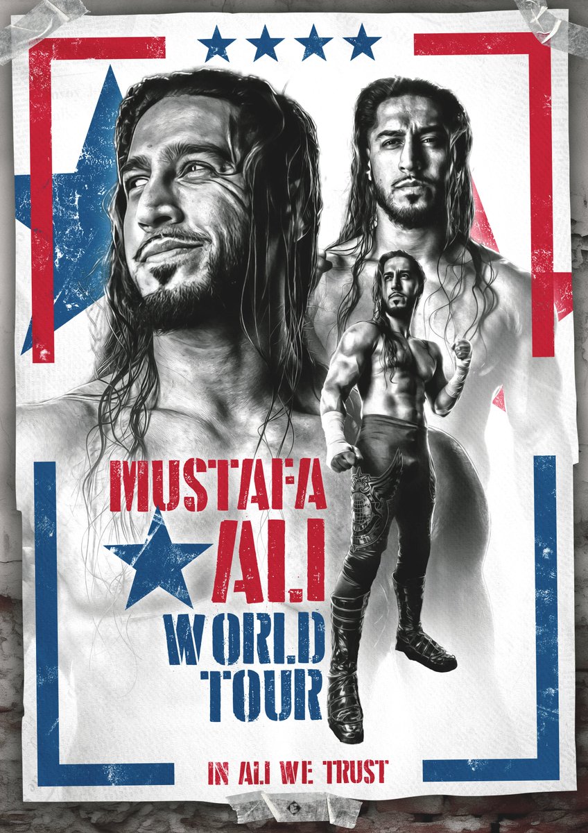 IN ALI WE TRUST  🫡⭐️

@MustafaAli_X #MustafaAli2024 #MustafaAliWorldTour #WWE #AEW #TNAWrestling #Wrestling #GraphicDesign #FanArt #Art