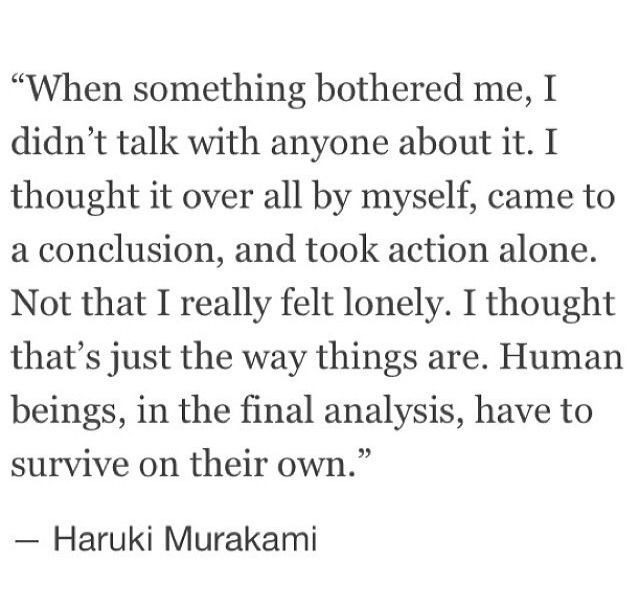 Literariium's tweet photo. - Haruki Murakami https://t.co/F0s8KzlNW5