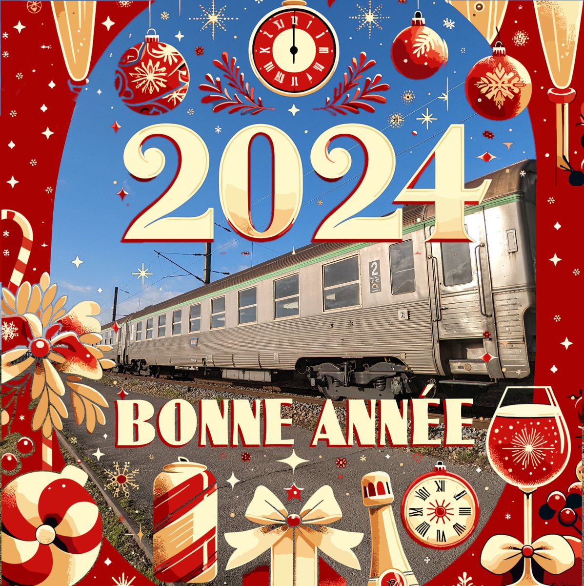 mfpn_trains's tweet photo. Meilleurs vœux pour l'année nouvelle, que celle-ci soit pleine de réussites à tout point de vue.
2024 s'annonce déjà intense, tant en travaux qu'en voyages.
À l'atelier, nos bénévoles continuerons la restauration de la #231K8 🚂 ainsi que les travaux de la #CC40110.
⤵️1/3 https://t.co/dwKDcX51qr
