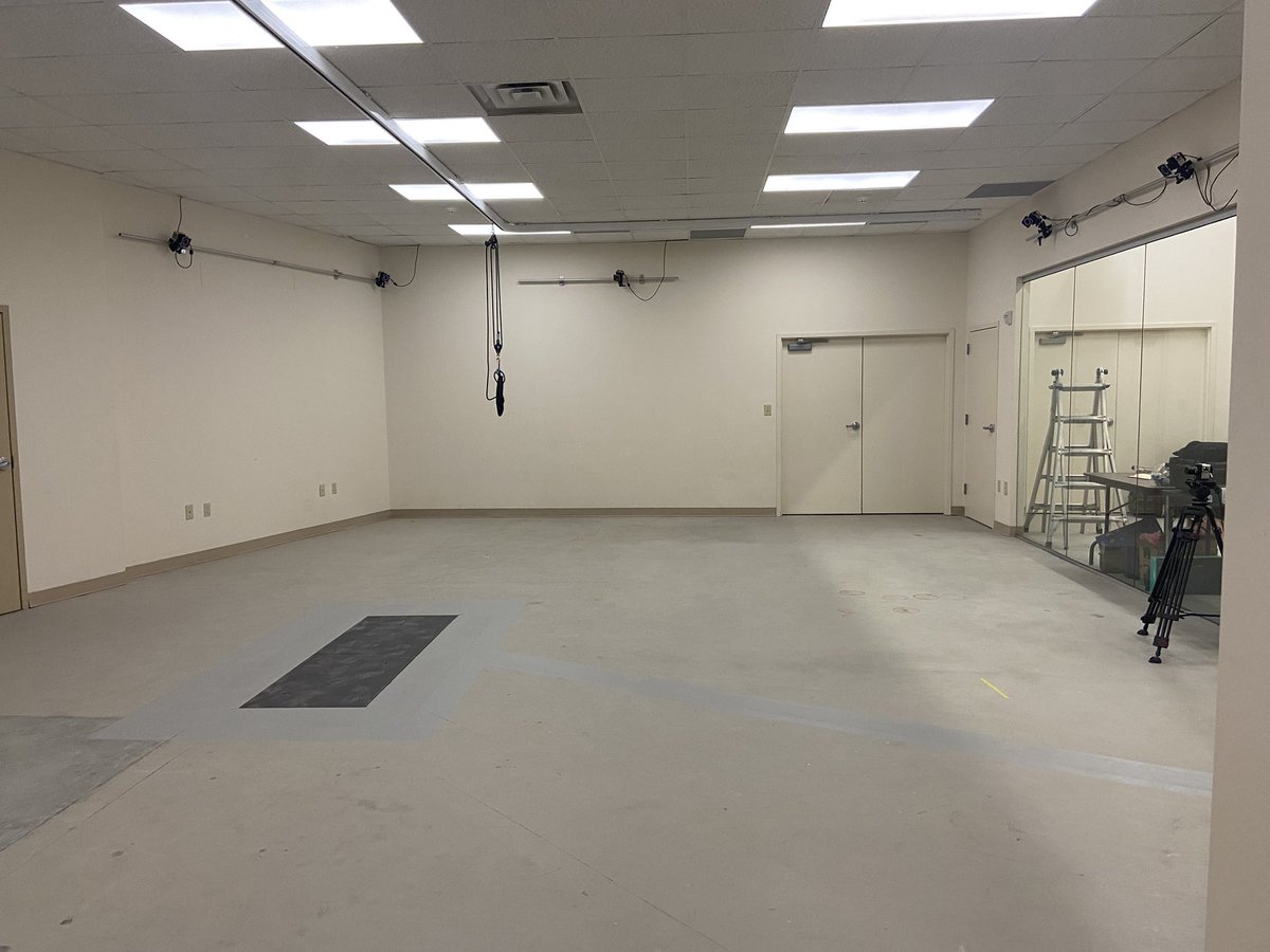 Making the lab more usable, one wall mounted camera and force plate pit at a time!