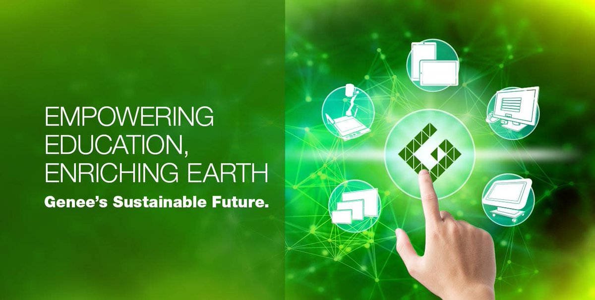 geneegroup's tweet photo. In an era marked by ecological concerns and burgeoning global awareness, the imperative of sustainability resonates louder than ever.

Together, we can drive positive change in the tomorrow's classrooms, where innovation and responsibility coalesce to usher in a greener future. https://t.co/ZiLUBXgH3D