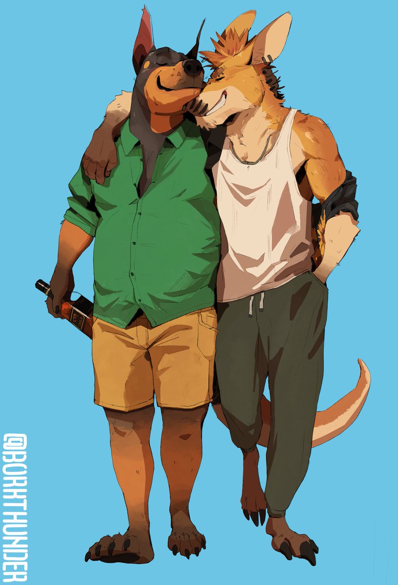 BorkThunder's tweet photo. friends 🏳️‍🌈 https://t.co/946xpcZbJc