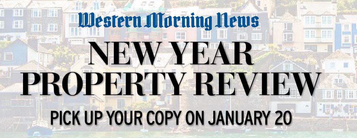 WMNHomes's tweet photo. Don't miss our New Year Property Review in the Western Morning News on Saturday, January 20. There'll be market comments from leading Westcountry estate agents and lots of fabulous properties #property #devon #cornwall https://t.co/Qsa4qTPs0Q