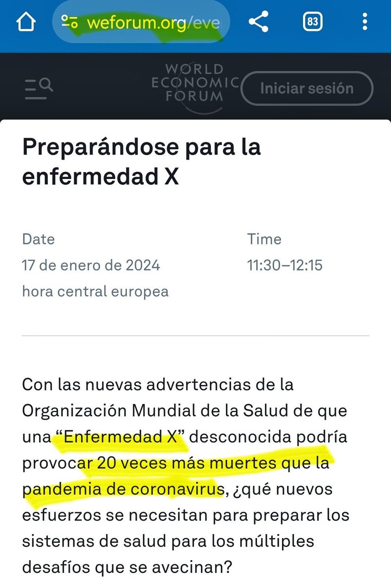 El director general de la OMS Tedros Gebreyus junto con Michel Demaré presidente de la junta directiva de AstraZeneca Plc, Nisia Trindade Lima Ministro de Salud,  de Brasil y otros miembros  del World Economic Forum (WEF) darán una conferencia el 17 de enero para tratar sobre la