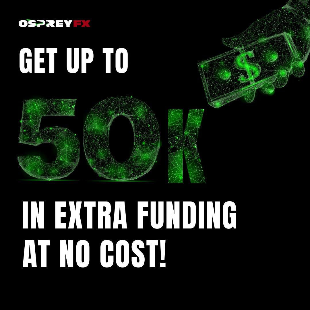 We're here to boost our traders with extra funding at ZERO cost.

Here is the deal:
🏆 Pro Challenge, from $100,000 to $125,000. 
🏆 Advance Challenge? from $200,000 to $250,000, both no extra charges.

From Jan 12th to Feb 2nd. 
👉 bit.ly/ZeroCostOsp