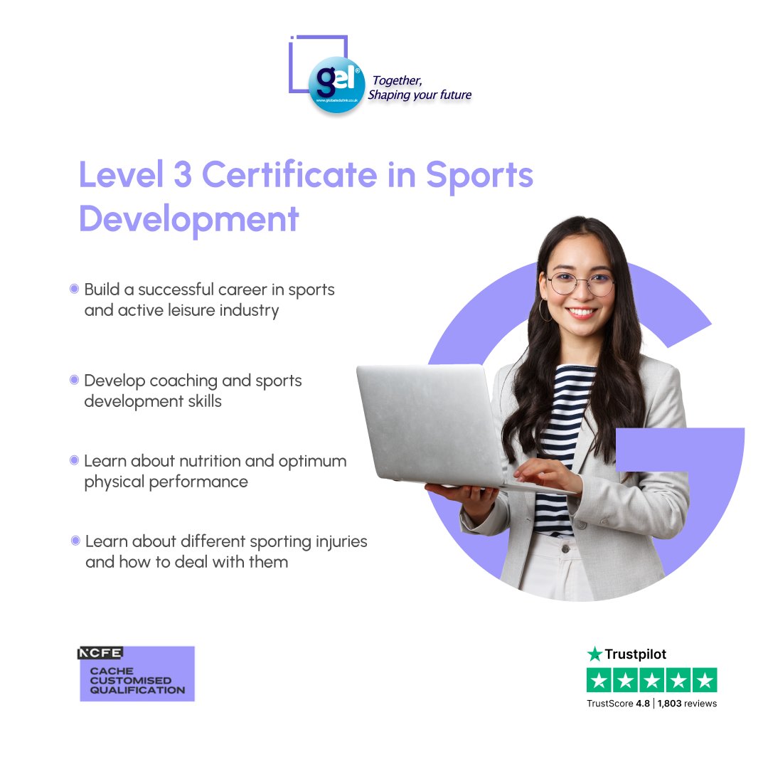Stuck on the sidelines of your sports career? 😫We are here to turn your frustration into a rewarding sports and active leisure career! Don't let your passion for sports go to waste any longer.

Enrol today: globaledulink.co.uk/course/level-3…

#SportsDevelopment #OnlineCourse #NCFE