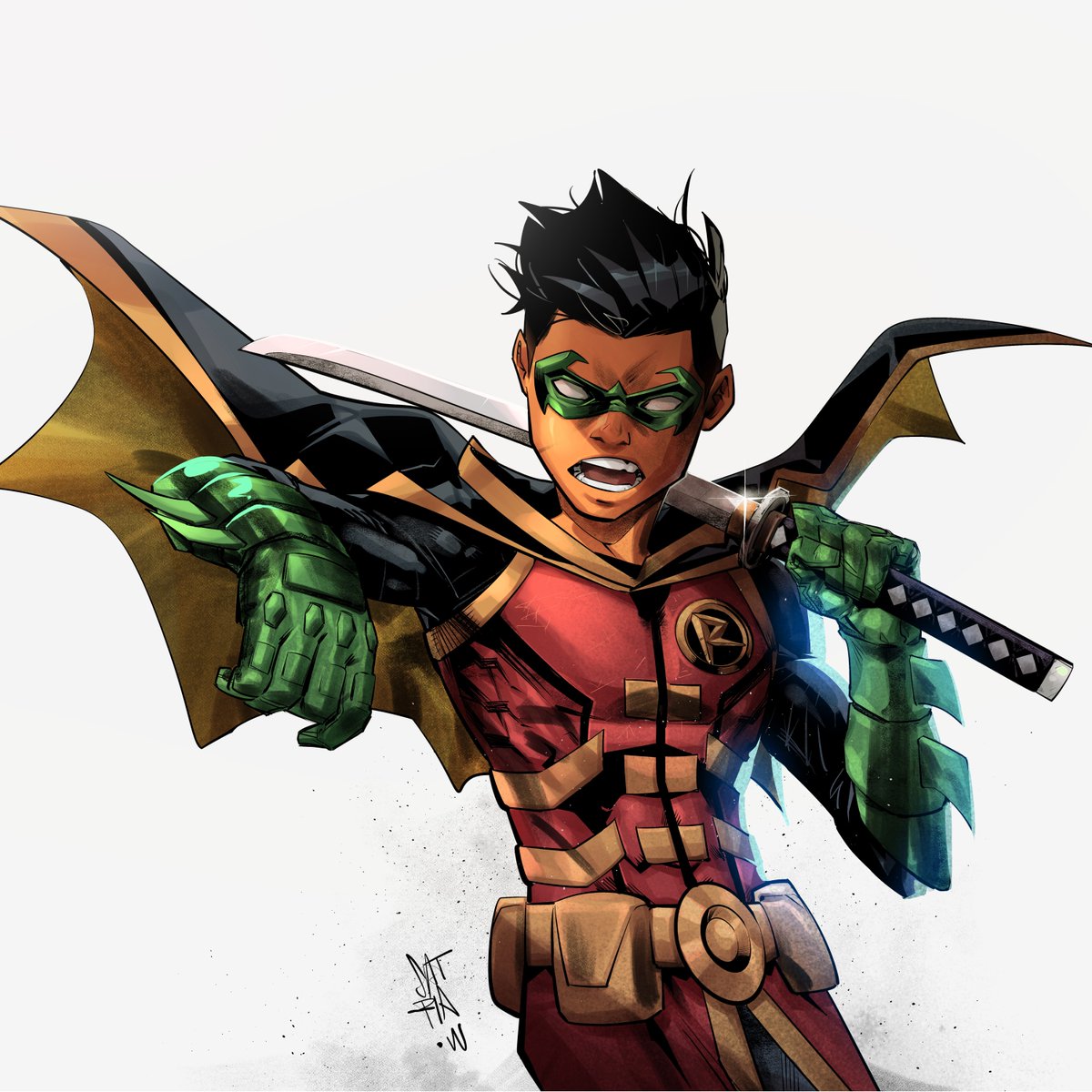 satriwara's tweet photo. I just realized. I think I've been posting here too infrequently, even this is the work before I posted the last one yesterday, the one and only the most arrogant Robin, Damian Wayne.
#robin #damianwayne #teentitans #batfamily #alghul https://t.co/4olCJuXBpF