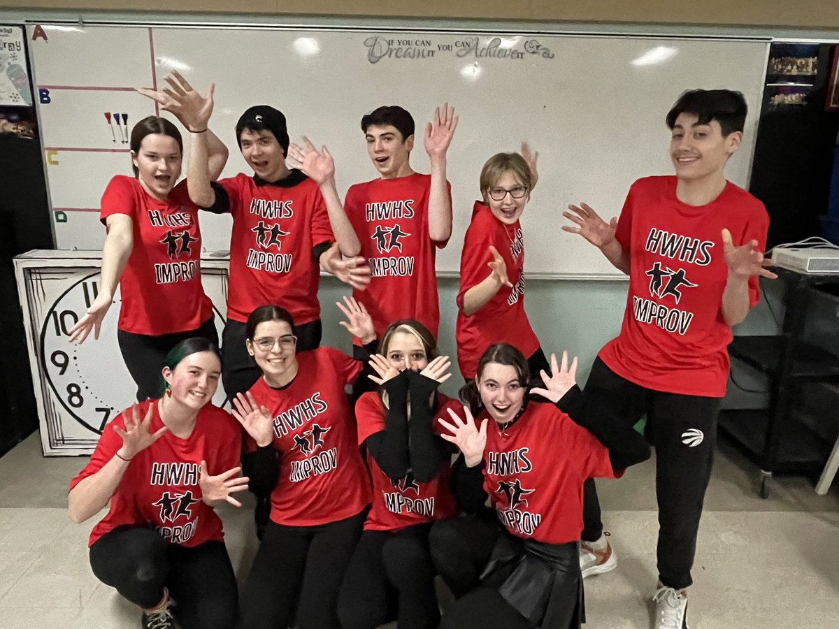 Go <a href="/HalifaxWestArts/">Halifax West Arts</a> Improv! Great job at last nights <a href="/CanadianImprov/">Canadian Improv Games</a> Xrounds!