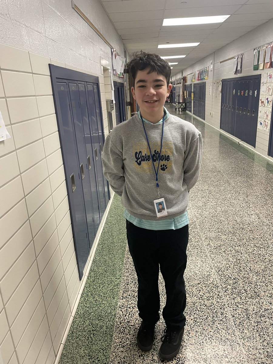 Mr. McCalpin is accompanied by Cameron who is principal for the day!🦁