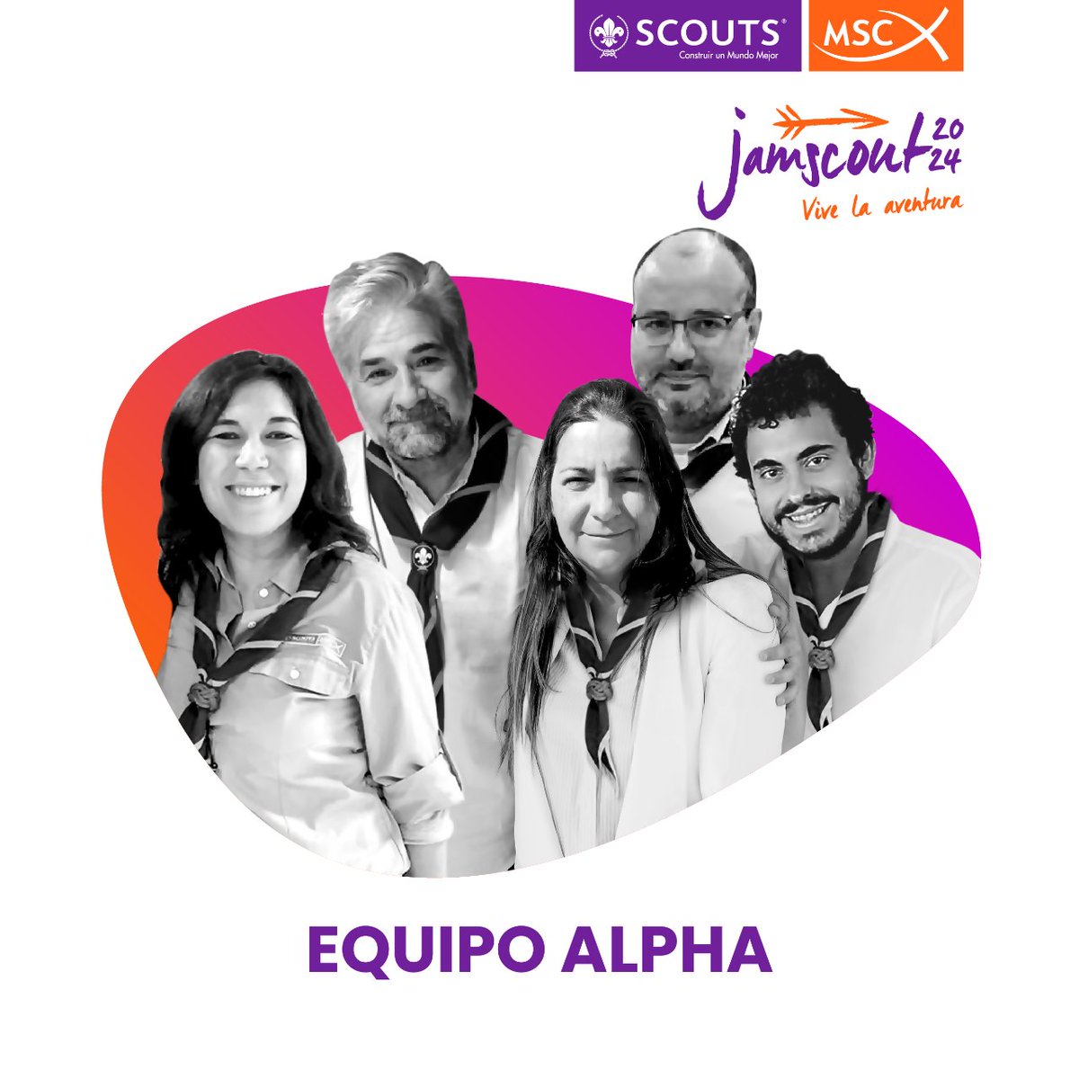 scouts_msc's tweet photo. ¿Aún no conoces al Equipo Coordinador del Jamscout 2024?🌟

Están comprometidos y capacitados para asegurar el éxito del evento. 🏕️

Pero no olvidemos que este logro no sería posible sin todo el voluntariado que se ha inscrito para asegurar el éxito de la experiencia. 🤝 https://t.co/cTJG9mYAye