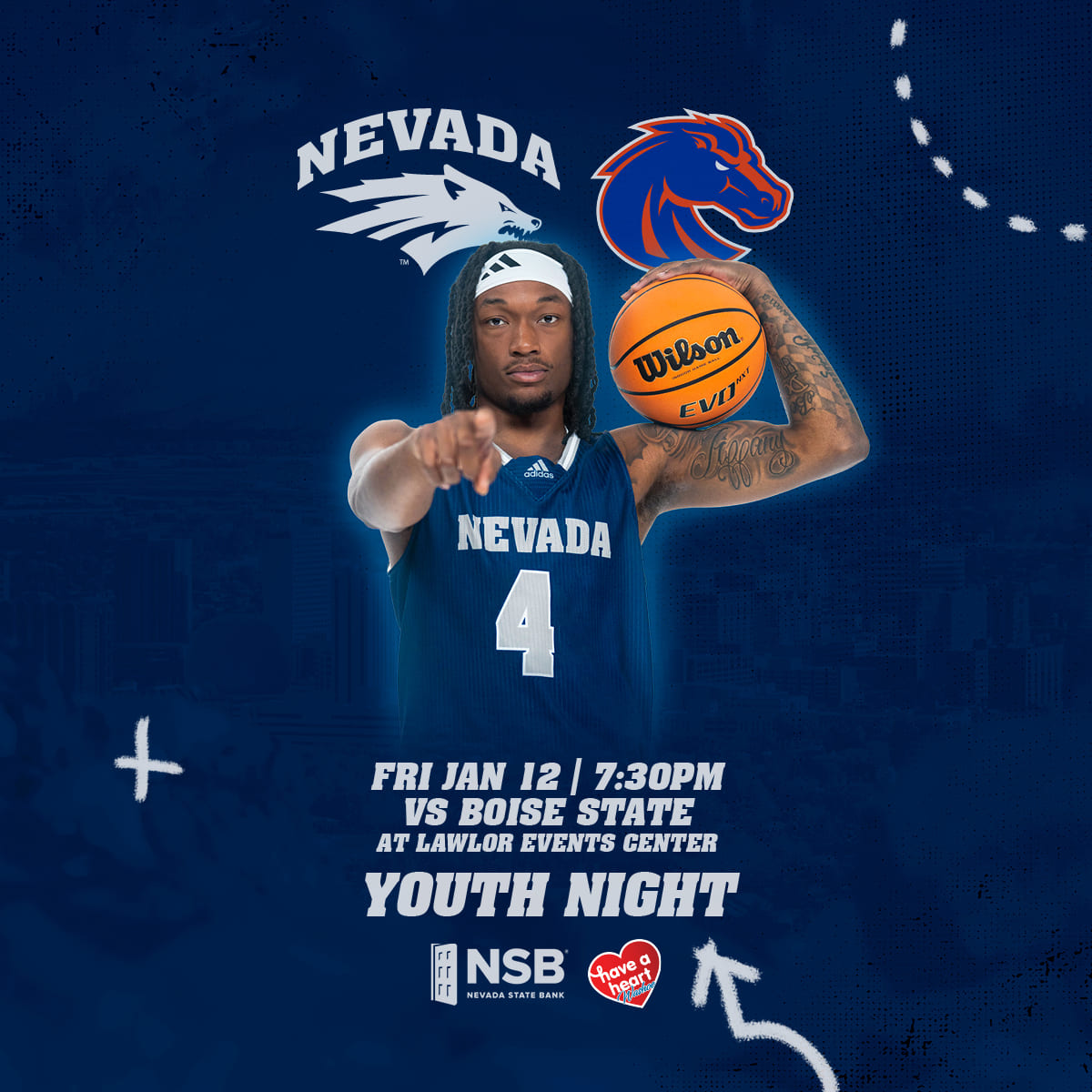NAIAlliance's tweet photo. We are thrilled to announce that we are a proud sponsor of The University of Nevada.  Join us for this Wolf Pack Friday’s home game against Boise State at 7:30 PM and let’s sell out Lawlor!  Go Pack!
#GoPack #WolfPackFriday #Basketball https://t.co/gpE0P9VJim