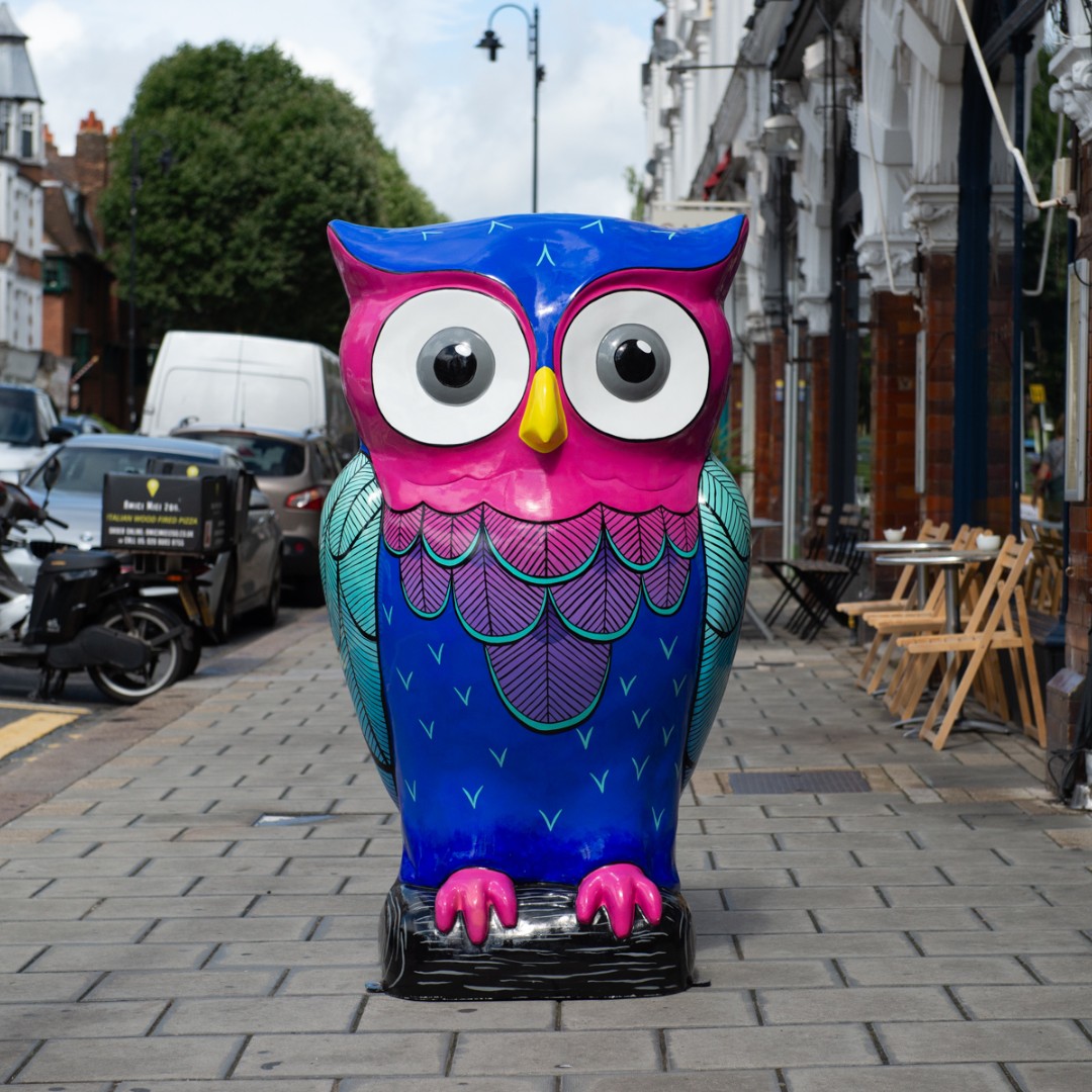 wildinart's tweet photo. Our partners at @NLondonHospice are looking for London-based artists, both emerging and established, to get involved with the @BigFunArtAd #wildinart trail by designing and decorating their colourful parliament of Owl sculptures. 🦉

Find out more 👉 https://t.co/I4IW88L4Ho https://t.co/rkovSYRTYA