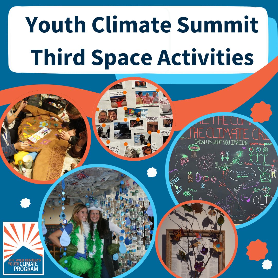 TWCYouthClimate's tweet photo. Third spaces are a way to unwind and provide informal spaces for youth to connect, create and laugh. Activities can also help combat eco-anxiety and balance content with youth-centered spaces. What's your favorite third space at Youth Climate Summits?#youthclimate #climateanxiety https://t.co/W2gWfXqUPh