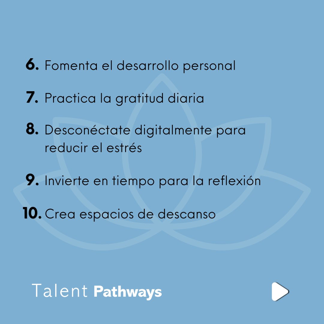 talent_pathways's tweet photo. Comenzamos el 2024 con 10 consejos clave para tu bienestar físico, mental y emocional. 
 
¿Cuál de estos consejos implementarás primero? 
 
#TalentPathways #RRHH #Trabajo #RecursosHumanos #Bienestar2024 #VidaSaludable #NuevosComienzos https://t.co/2vpLncw9io