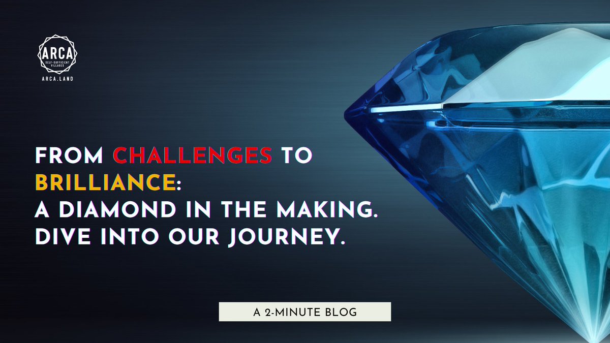 arca_land's tweet image. 💎Like a diamond formed under pressure, success emerges from challenges! Read our latest blog on how ARCA Private Network overcame obstacles on the path to creating self-sufficient villages. #SuccessThroughChallenges #SelfSufficientVillages #Progress 🔗 rfr.bz/t8wa8ax