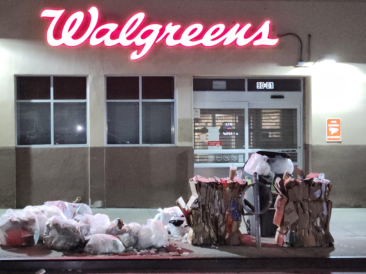 MEMO TO @WALGREENS: Jamaica isn't your damn dumping ground. You may not care, but we sure do. It is an OUTRAGE that a company of your size flouts very basic container rules, even as local businesses comply. We will be inspecting every single location, including @DuaneReade.
