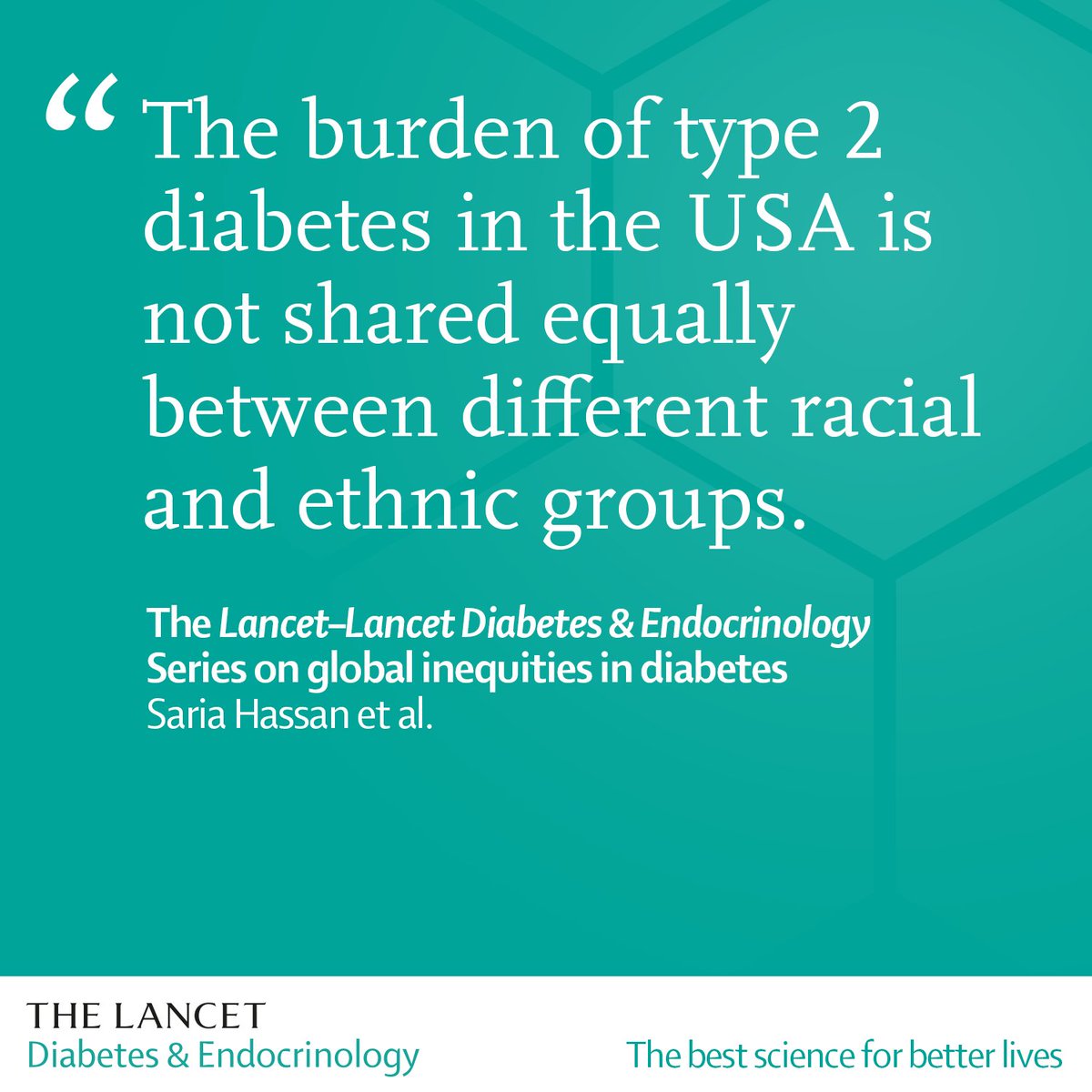 Disparities in the prevalence and management of #diabetes in the #USA persist today due to multilevel and multidisciplinary factors from the individual level to the systems level thelancet.com/journals/landi… #FREE to read with registration (also FREE)