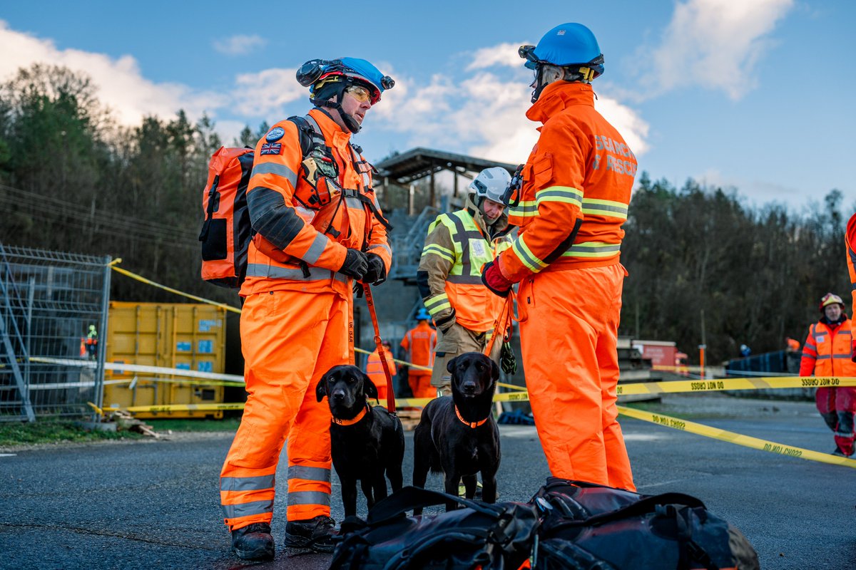 UK_ISAR_TEAM's tweet photo. Capturing moments of excellence! 

Here are some images showcasing our incredible Canine Team during the recent successful INSARAG External Reclassification in Geneva. #INSARAGSuccess #CanineTeam #EmergencyResponse https://t.co/dPEiXrxjtm