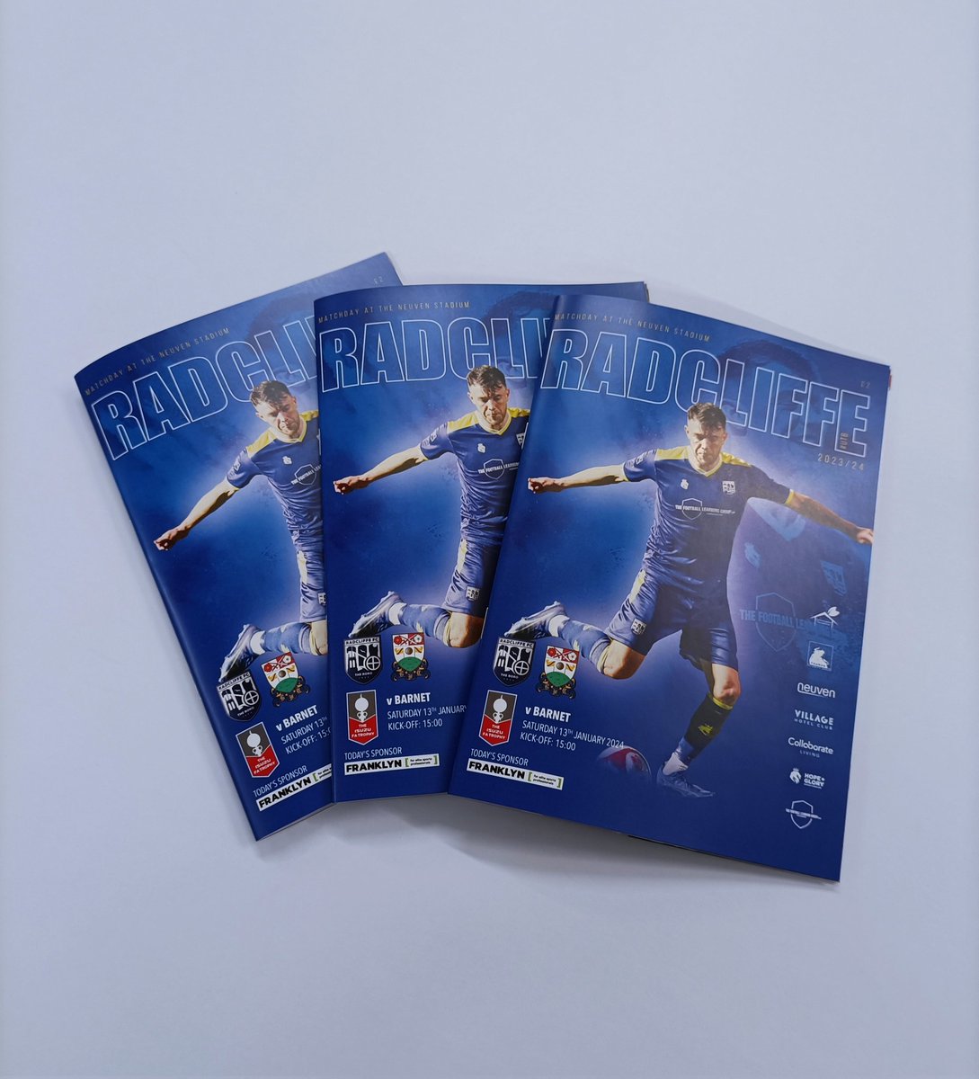 ThePrintRoom__'s tweet photo. MATCH PROGRAMMES READY 👊

Big game at the Neuven tomorrow as @radcliffeboro host @BarnetFC in the FA Trophy 🏆

C'mon Boro ⚽

#print #football #fatrophy https://t.co/8u7ixz6Dwc