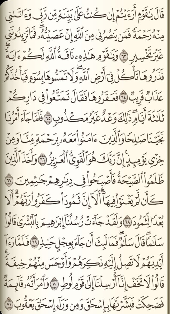 nglhelal's tweet photo. سورة هود الآيات ( ٦٣ – ٧١ )💚 https://t.co/XbzWezYEyw