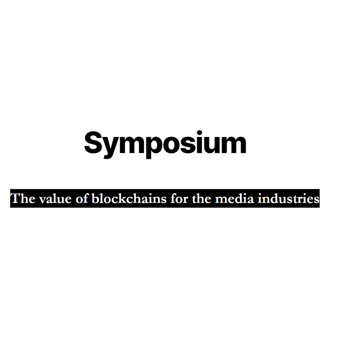 FilmEU_RIT's tweet photo. Symposium: The value of blockchains for the media industries will take place on 23–24 May (Tallinn).

Open call
https://t.co/OM6KS8cItI https://t.co/Lf1n0i4Dxm