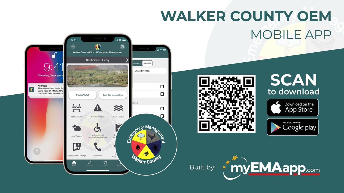 Have you been looking for a way to stay up-to-date on the upcoming winter weather and other emergency events in Walker County? Be sure to download the Walker County OEM app to stay in the loop!