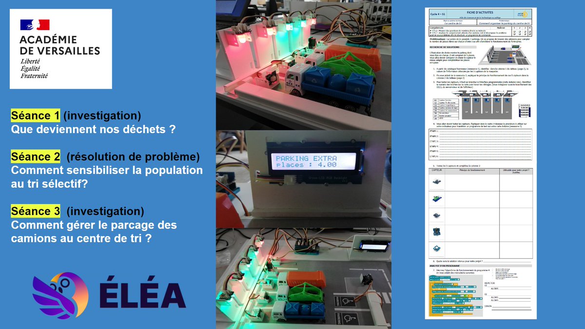 techno_edu_num's tweet photo. 📌 S’inspirer d’un scénario pédagogique #Édubase @acversailles 
Comment exploiter un centre de tri de collecte sélective ? 
🌍  cycle de vie d’un objet 
🎦 scénarisé grâce à #Moodle Éléa #ClasseInversée
 👉 https://t.co/dqSihzPqb5 https://t.co/xruC5AZOG7