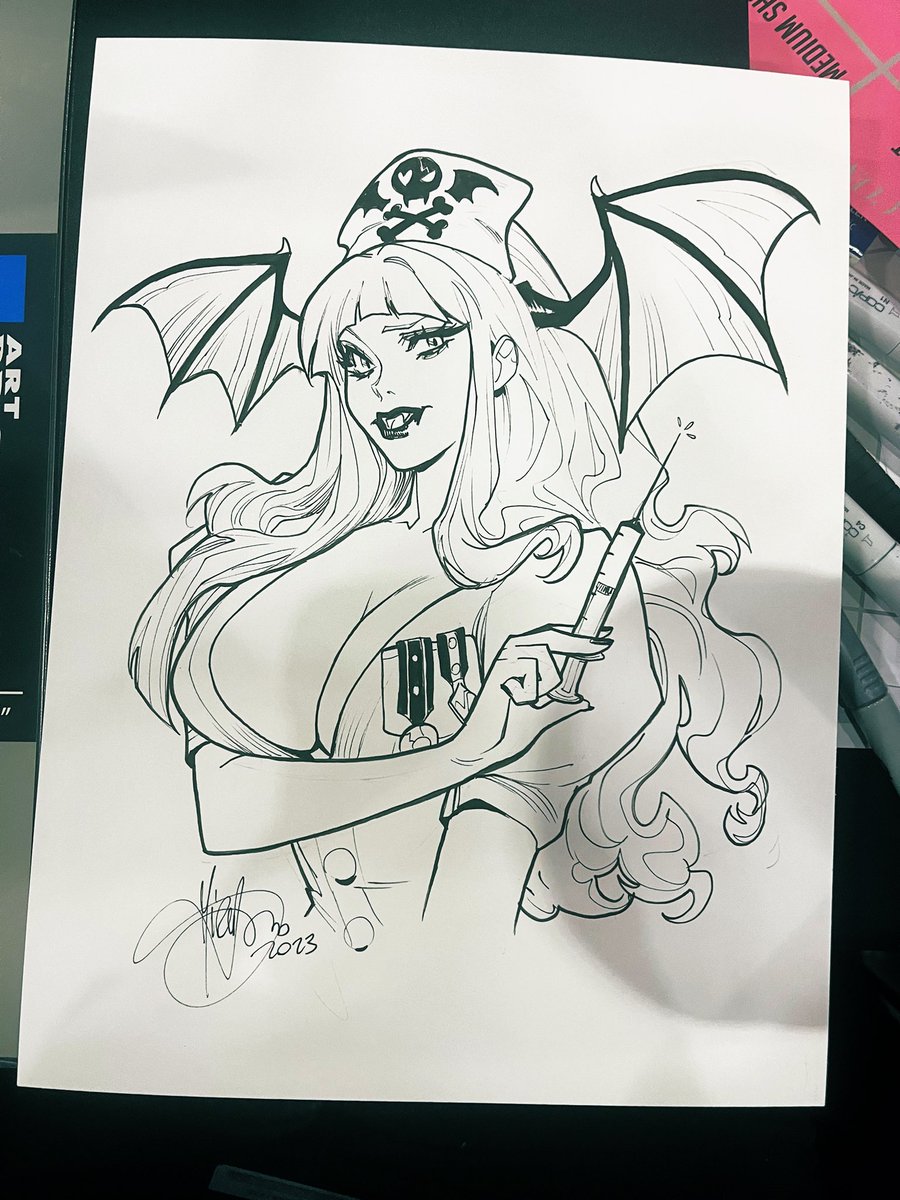 Nurse version of #Morrigan (some time ago commission)
