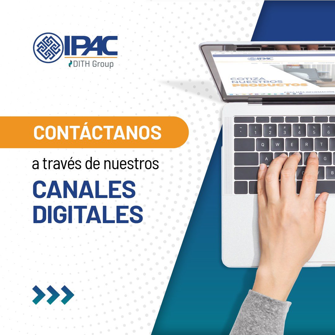 IpacAcero's tweet photo. Realiza tus consultas y requerimientos sin salir de casa 📲 Estamos a un clic de distancia. 
.
.
.
#IPAC #DITH #porloscaminosdelacero #desde1972 #canalesdigitales https://t.co/9W8vC4QSCx