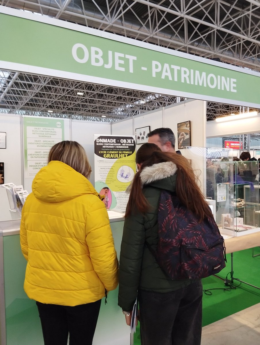 BDEGraulhet's tweet photo. #infosup #toulouse #meet #etudessuperieures C'est ce samedi ! Les équipes du @LPclementpemil sont en place pour vous présenter le#DNMADE Objet contemporain : #Création et fabrication de #bijoux
On vous y attend nombreux ! 😉
@DRAFPICA_Occ @actoulouse @OlivierXerri31 https://t.co/QD9vbKrDTw