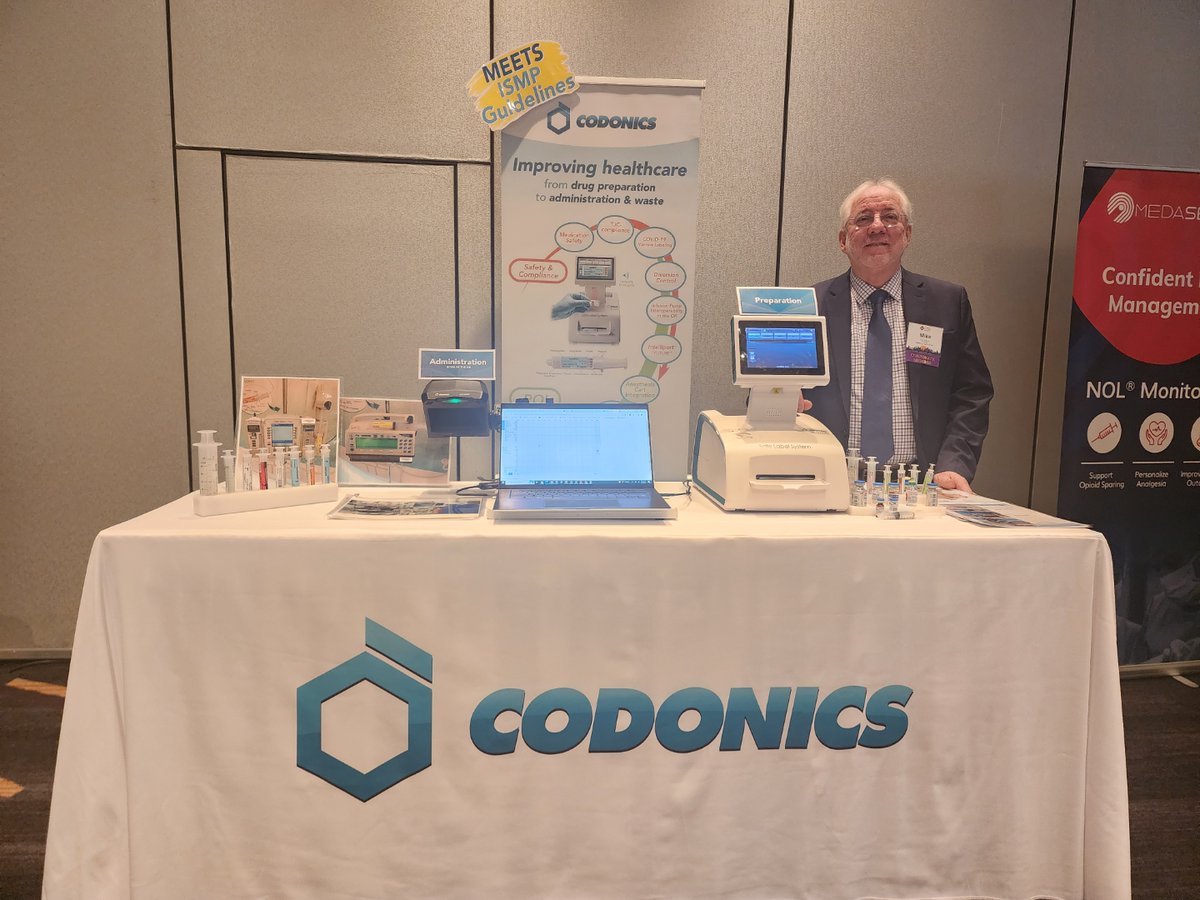 codonics's tweet photo. NEW “future-proof” technology for the operating room! SLS 600i is the next generation model of the award-winning Safe Label System with new capabilities for perioperative care environments and upgradeable to #RFID! See us #stahq #StandardofCare #safelabelsystem #anesthesiologist https://t.co/wf1eKjgErH