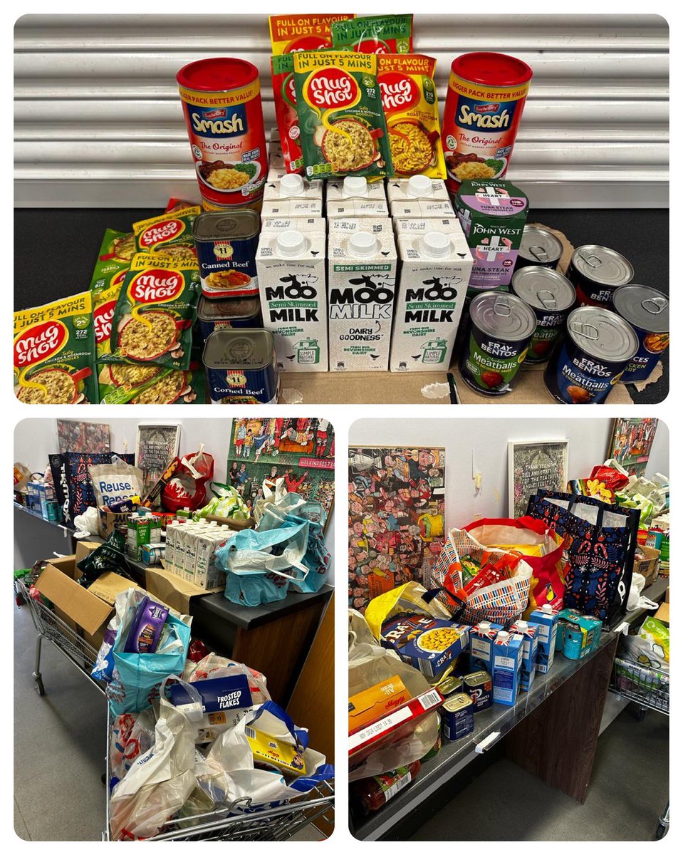 Wow - first #FoodbankFriday of the year and we collected 225kg of food for <a href="/standrewslive/">St Andrews Community Network</a> 

#YNWA #LFCFamily <a href="/anfield_sports/">Anfield Sports</a>