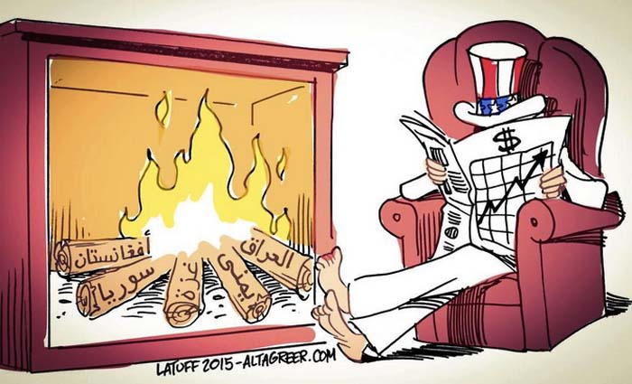 LatuffCartoons's tweet photo. #Gaza, #Yemen, #Iraq, #Afghanistan ...
Much of the US economy is based on arms sales. Therefore, the USA is the biggest promoter of wars around the world. Business as usual. https://t.co/fHh6qaw2q1