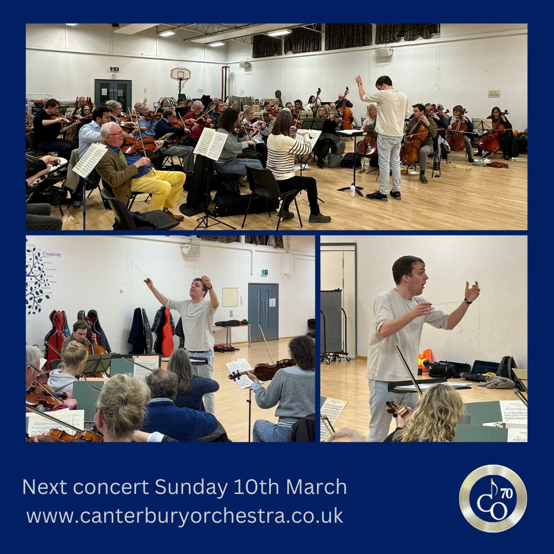 It was wonderful to have our first rehearsal with our new conductor Joe Davies at #CanterburyOrchestra this week! We've begun work on a fabulous programme for our next concert at the #colyerfurgussonhall on March 10th - what a great start to 2024! <a href="/TheGulbenkian/">Gulbenkian Arts Centre</a> <a href="/DaviesJoeRobert/">Joe Davies</a>