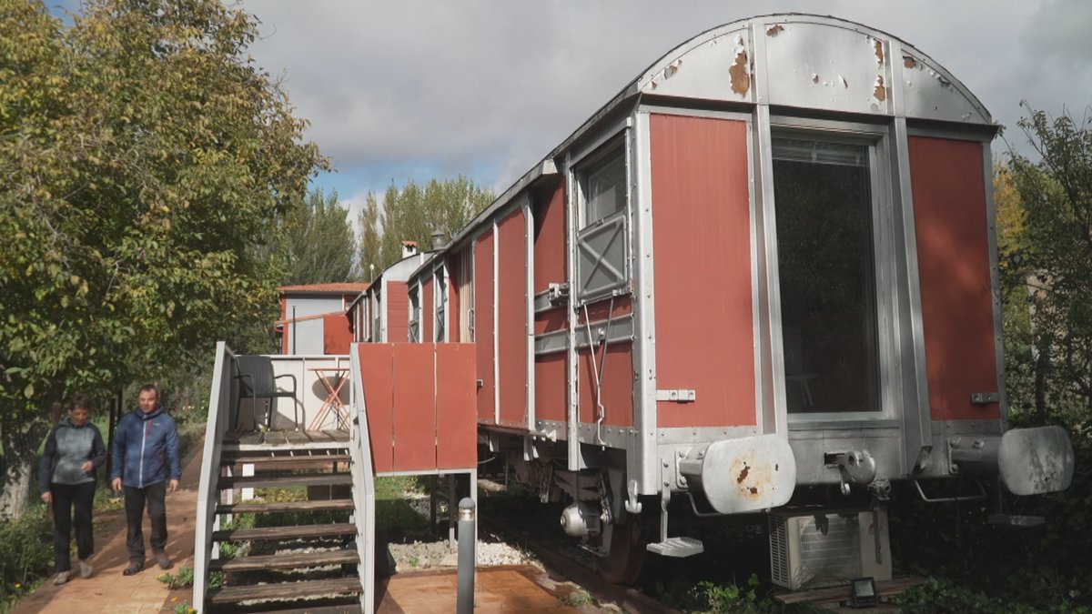 agrosfera_tve's tweet photo. 🚂Dormir en un antiguo vagón de tren o pasear por el museo al aire libre del ferrocarril. 

🌳Viajamos a Baides, en la Sierra Norte de Guadalajara. Un enclave para el turismo ecológico, ligado al mundo ferroviario.

⏰Mañana a las 10:00 en @la2_tve 

@RTVEclm @AdelSierraNorte https://t.co/lsMKHppJOX
