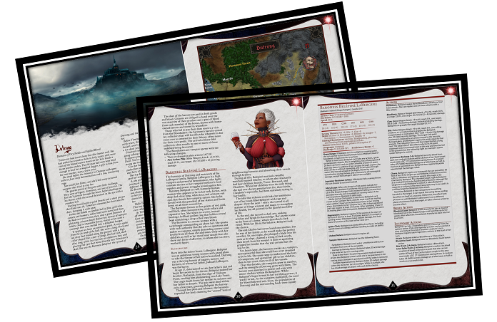 diceaveragejack's tweet image. Ezmerelda's Guide to Ravenloft is OUT NOW! 

This 170-page book of new horror-based player options and new Domains of Dread for the Ravenloft campaign setting is available now on the @dms_guild!

dmsguild.com/product/463007…

#dnd #ttrpgs #dnd5e