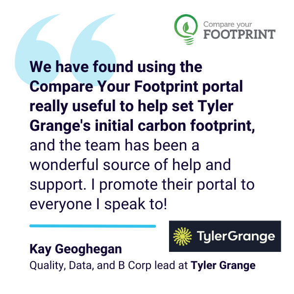 Check out what our client and fellow B Corp Tyler Grange thinks about our partnership⬇️ 

Dive into their recent impact report to discover more: tylergrange.co.uk/wp-content/upl…

#SustainablePartnership #CarbonFootprint