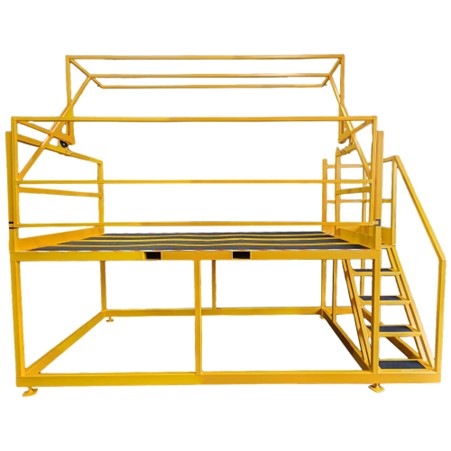 ActionHandling's tweet image. This static lorry loading platform was designed and supplied to our customer in the logistics sector to help them load and unload their vehicles in a safe and risk-free manner.
#ukmfg #access #loadingplatform