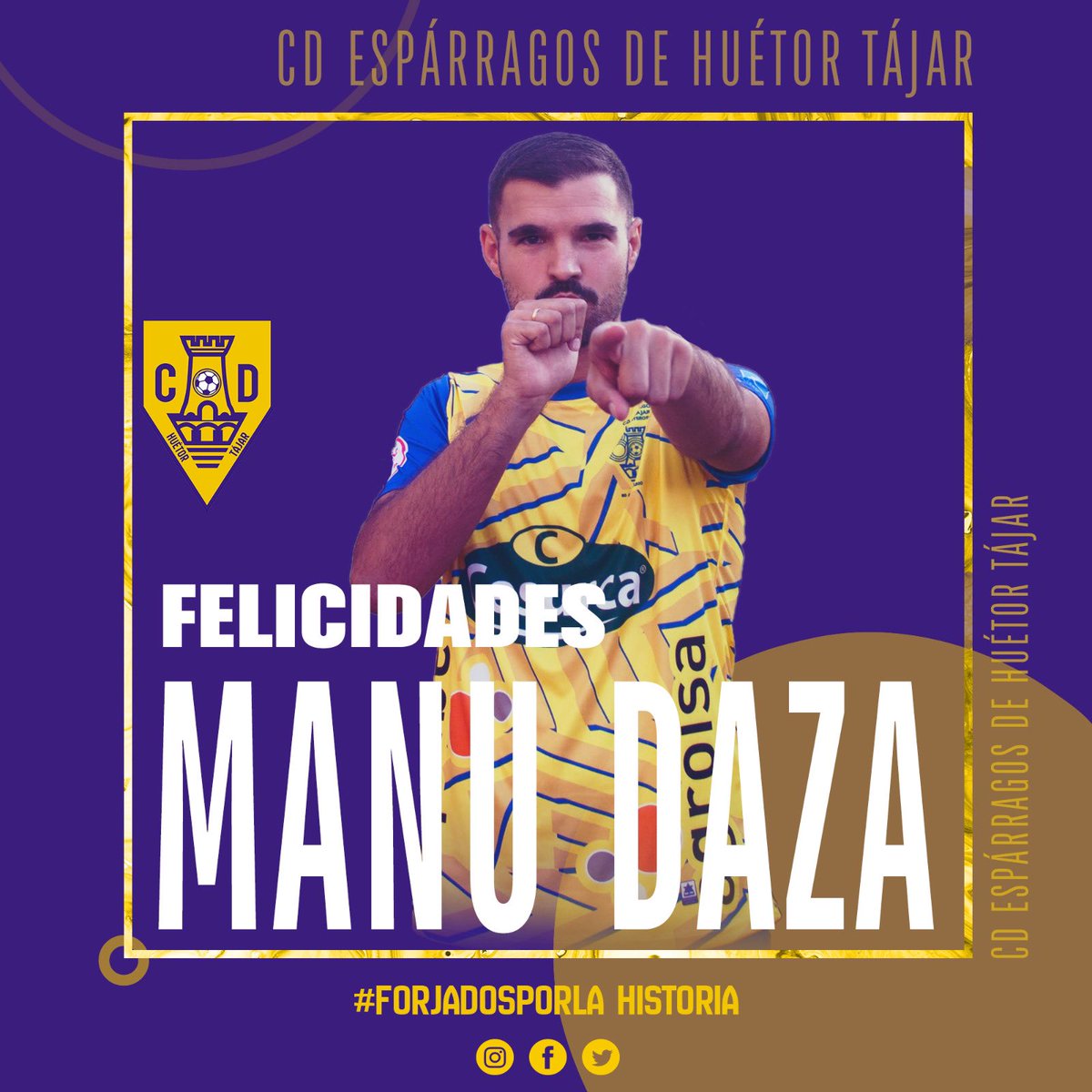 🎂FELIZ CUMPLEAÑOS🎂

Hoy es el cumpleaños de nuestro CAPITÁN (c), el líder de vestuario 👨🏻‍✈️, máximo goleador histórico del club⚽️!
Regálanos la victoria de esta semana 💪🏻

🎊Por muchos más años juntos celebrando goles, victorias y cumpleaños🎉

#SentimientoHT💛💙