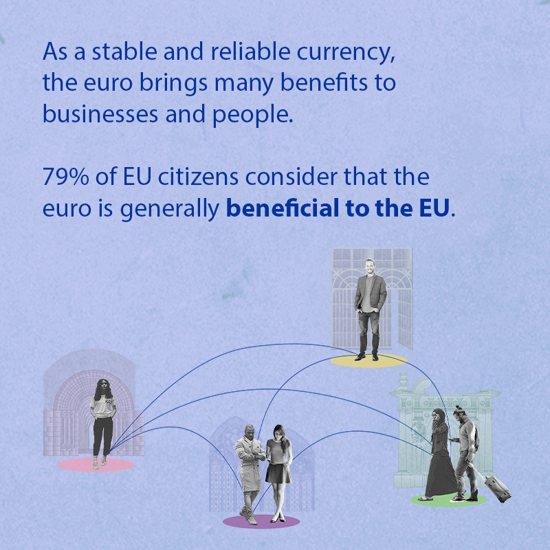 EUCouncil's tweet photo. Happy birthday 💶

25 years ago, 11 EU countries launched a new common currency: the #euro.

It has been making life easier for 350 million people in 20 EU countries ever since.

🔍 Check out more interesting facts about #EUROat25 here https://t.co/yZfuP8ip2D