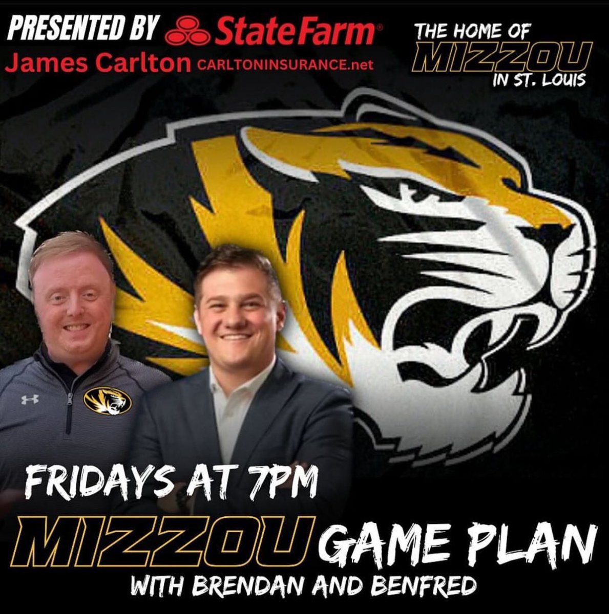 Tonight on GAMEPLAN presented by @JCarltonWG @bwiese16 and @Ben_Fred dive into College Coaching after Saban’s retirement. Plus @MizzouHoops forward @TheAidanShaw joins the show. Tune in tonight 7-9 on @BigSportsShow #WeAreMizzou