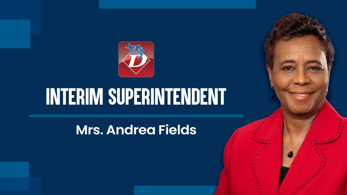 DuncanvilleISD's tweet photo. The Duncanville ISD Board of Trustees named Chief of Staff Andrea Fields as the district's interim superintendent effective January 20, 2024 during a special meeting today.

📰 » https://t.co/iEOMmnvmIC https://t.co/LJUYJiAVMb