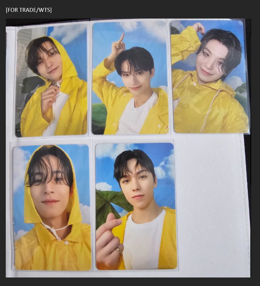 maddiemaddymad's tweet photo. [WTT/WTS]
Duplicates pull to let go or trade (allow cross version).
QYOP but not too low, can be further negotiate if take more~

WTB/WANT: Dino pcs

ONLY MEETUP at @alwayswithBOO_ 
PNG Seungkwan's cupsleeve event 
#ALWAYSWITHBOO #pasarseventeen 
#pasarseventeenmy #pasarkpop https://t.co/WKohVMQiWb