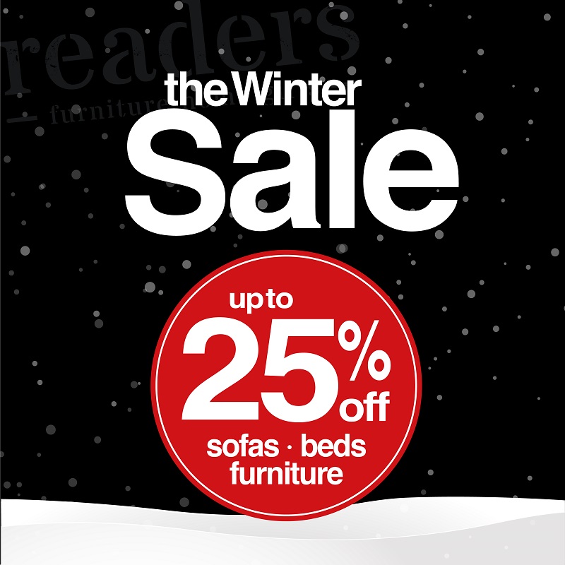 Our Winter Furniture Sale is now on!
Discounts on all sofas, beds and furniture - available online &amp; instore.
Visit us in South St, Newport, IsleofWight to see our furniture/sofa showroom.
All IOW delivery is completely free,and we assemble tables, wardrobes and beds for free too
