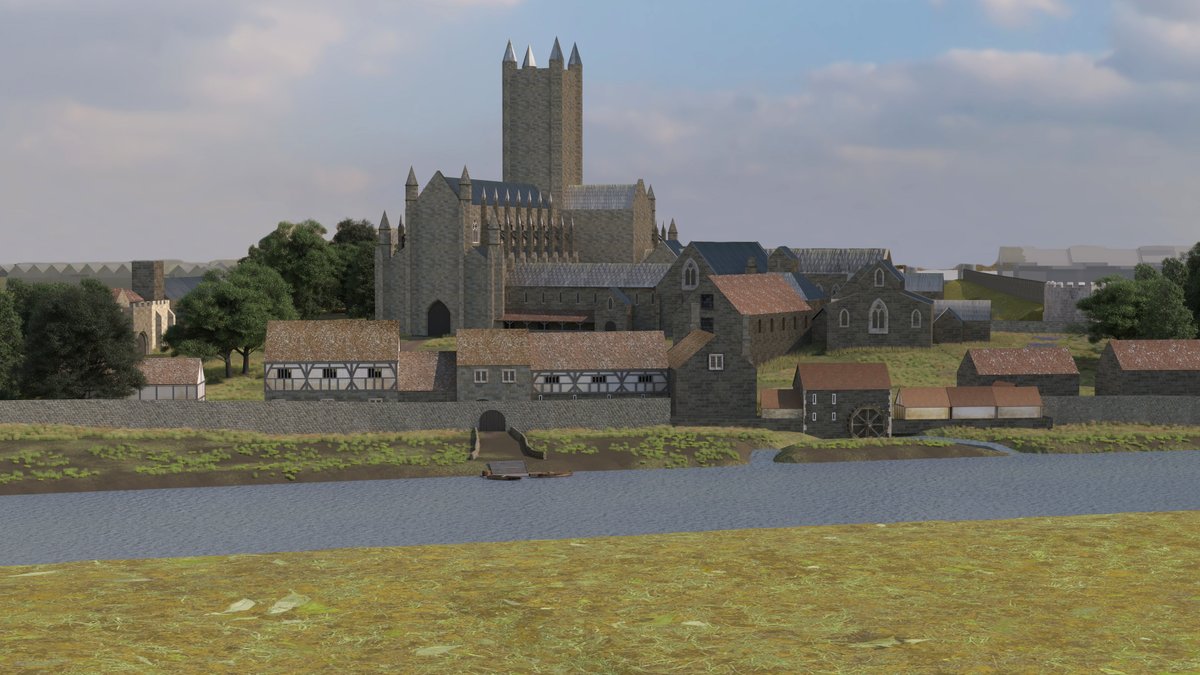Heritage_360's tweet photo. Explore a few initial 'in-progress' renders from our 3D visualisation work on St Mary's Abbey and the King's Manor in York - part of our ongoing Henry VIII on Tour project. @HenryVIIIonTour #Medieval #York #HenryVIII https://t.co/AHFH9lBDMU