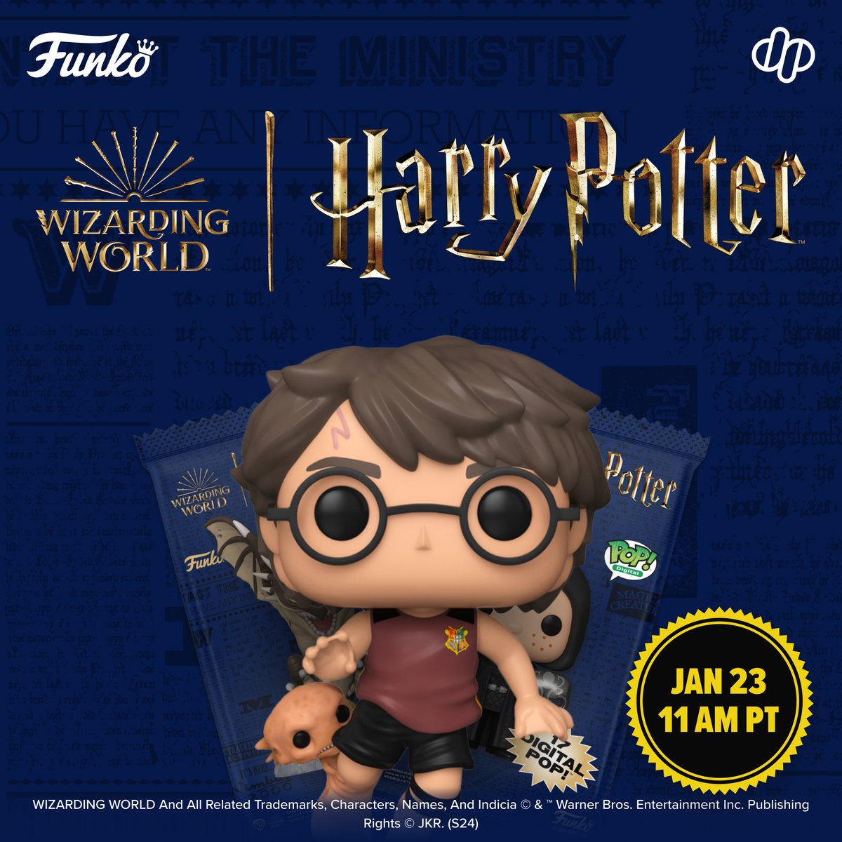 Dropppio's tweet photo. We are so excited to announce that Harry Potter™ x Funko Series 1 Digital Pop! is our next drop, coming January 23, 2024.​

Learn how you can collect digital and land a physical here 👉 https://t.co/9UwkTekleL

@wizardingworldstyle @funko #Funko #DigitalPop #Droppp #digitalcollectibles #HarryPotter