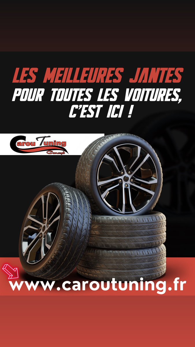 Rendez-vous sur notre site web dès maintenant pour faire votre choix 👉
caroutuning.fr/38-jantes-tuni… 
Contact: 📲 0690 90 11 66 / 📞 0590 92 43 82.