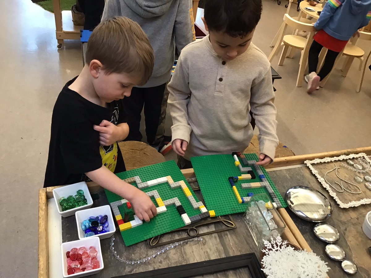 JBrentECE's tweet photo. Mrs. B: If you build a maze, I will give you a marble.
E and J: Look! Now we need a marble!
The marble got stuck here and there, revisions were made. Then…success!
#4FramePSI https://t.co/XDyQDpDNLH